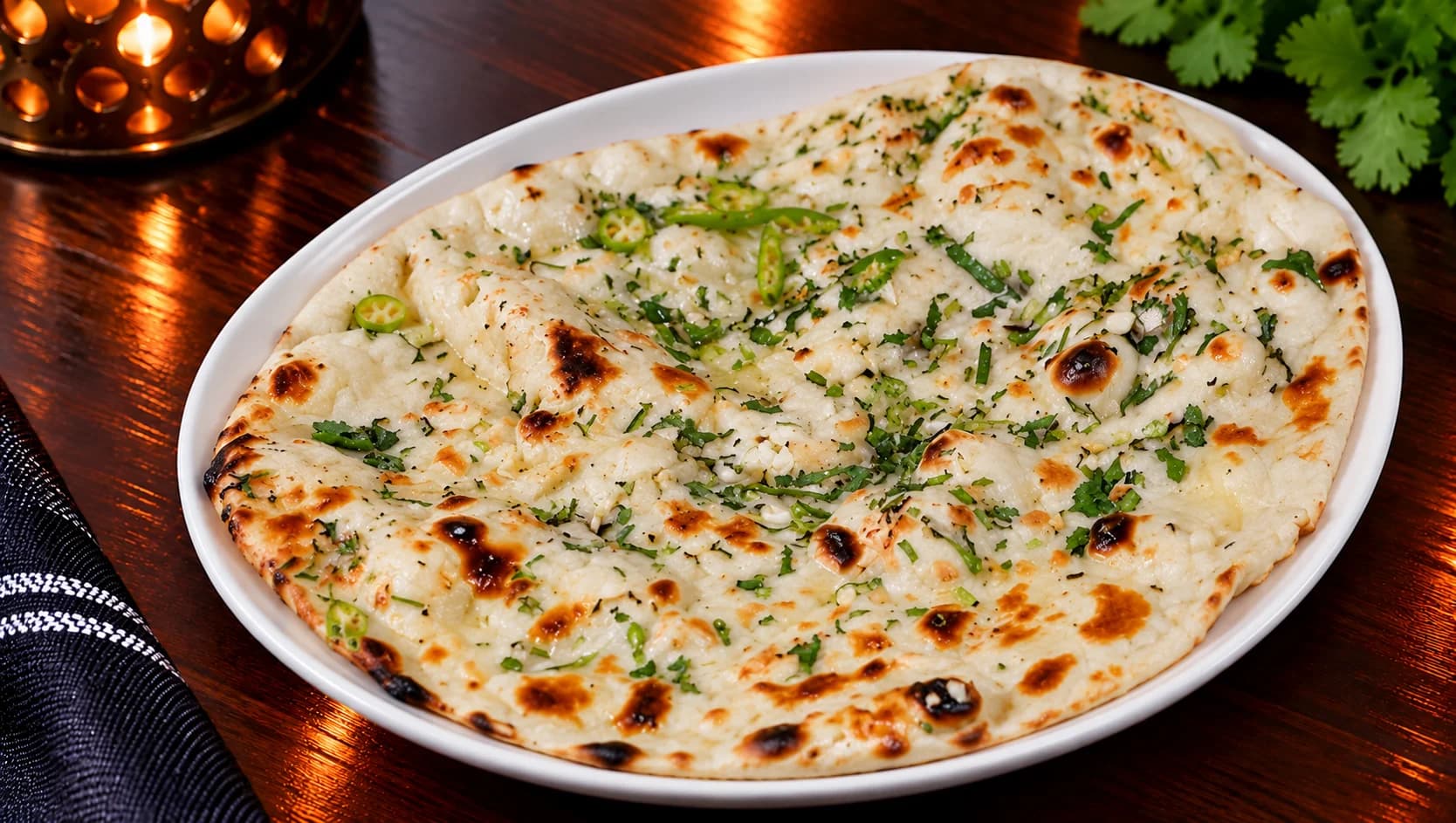 Chilli Garlic Naan